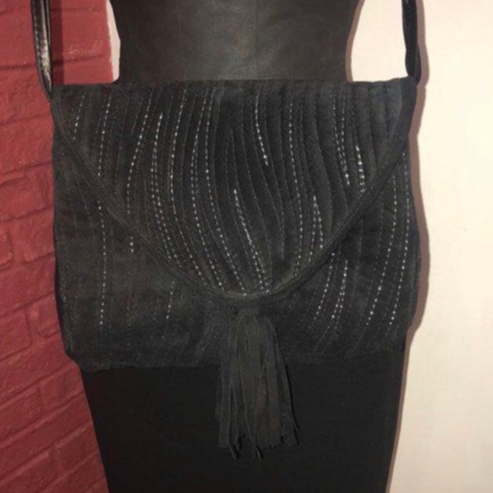 NWOT suede vintage purse.